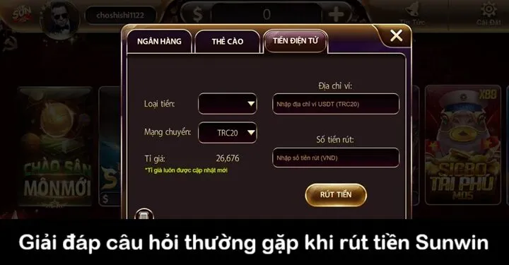 Khi rút tiền, game thủ thường có thắc mắc gì? 