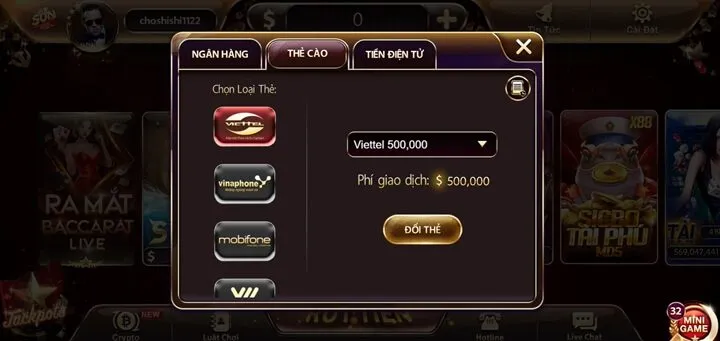 Hướng dẫn rút tiền thưởng từ Sunwin